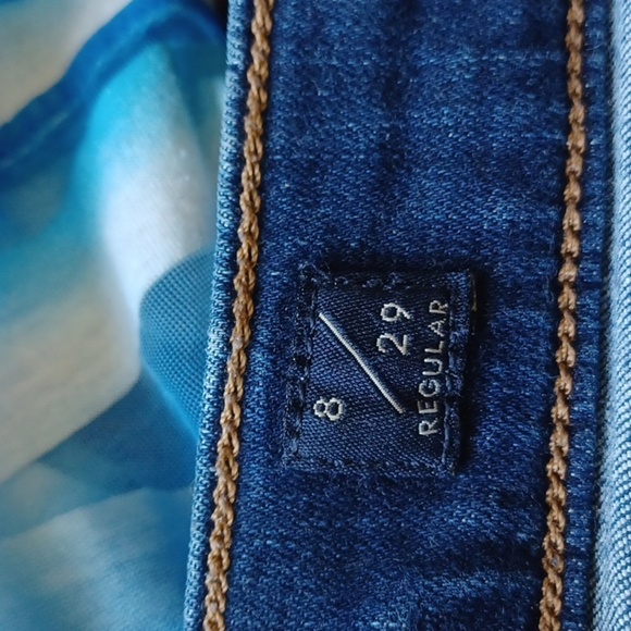 LUCKY BRAND Women Mid RISE JEAN Ava Medium Wash Jean 8/29 Ankle - Picture 7 of 9